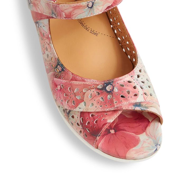 Ziera Daffodil Sandal#color_melon-flower