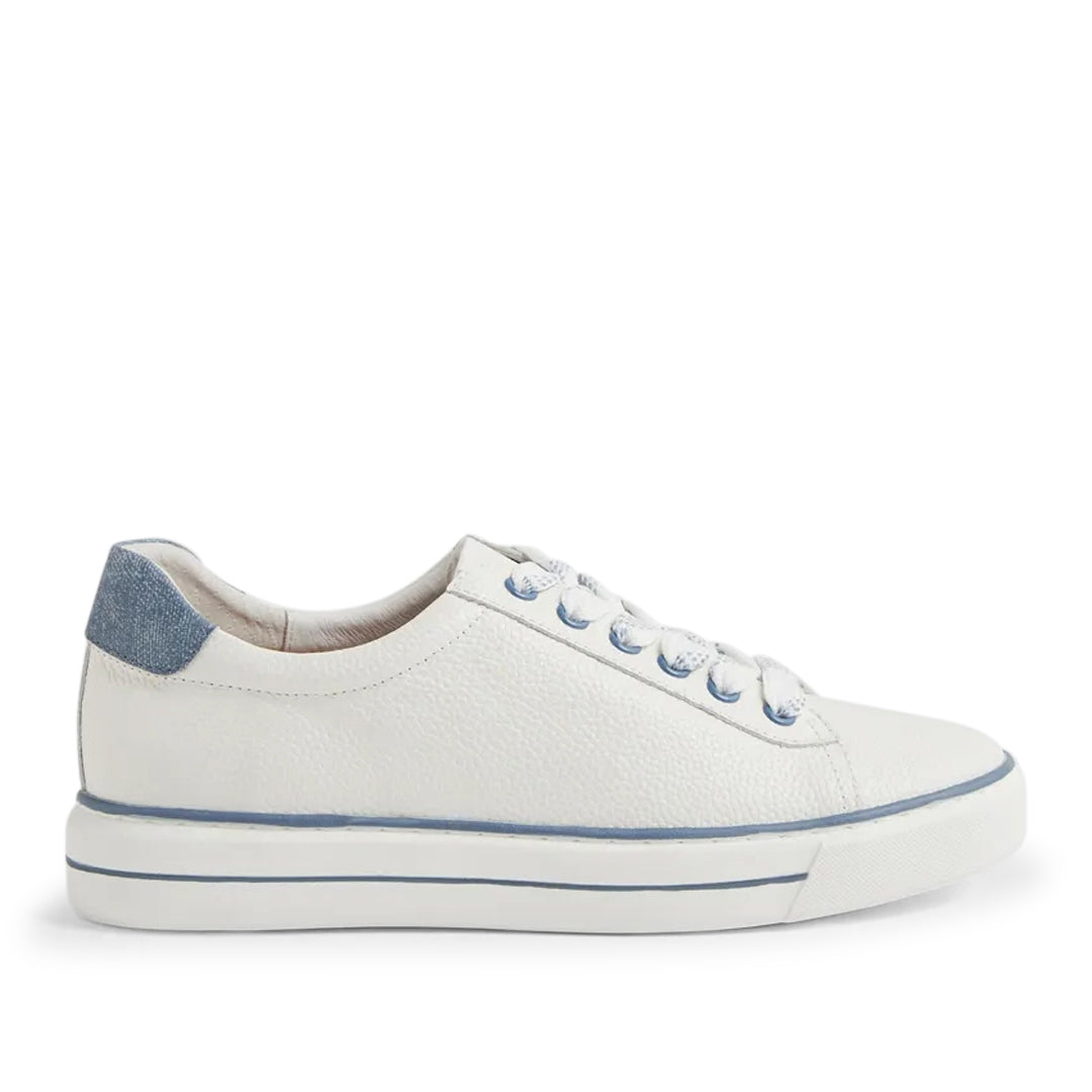 Koria W White/Blue Denim Tumbled