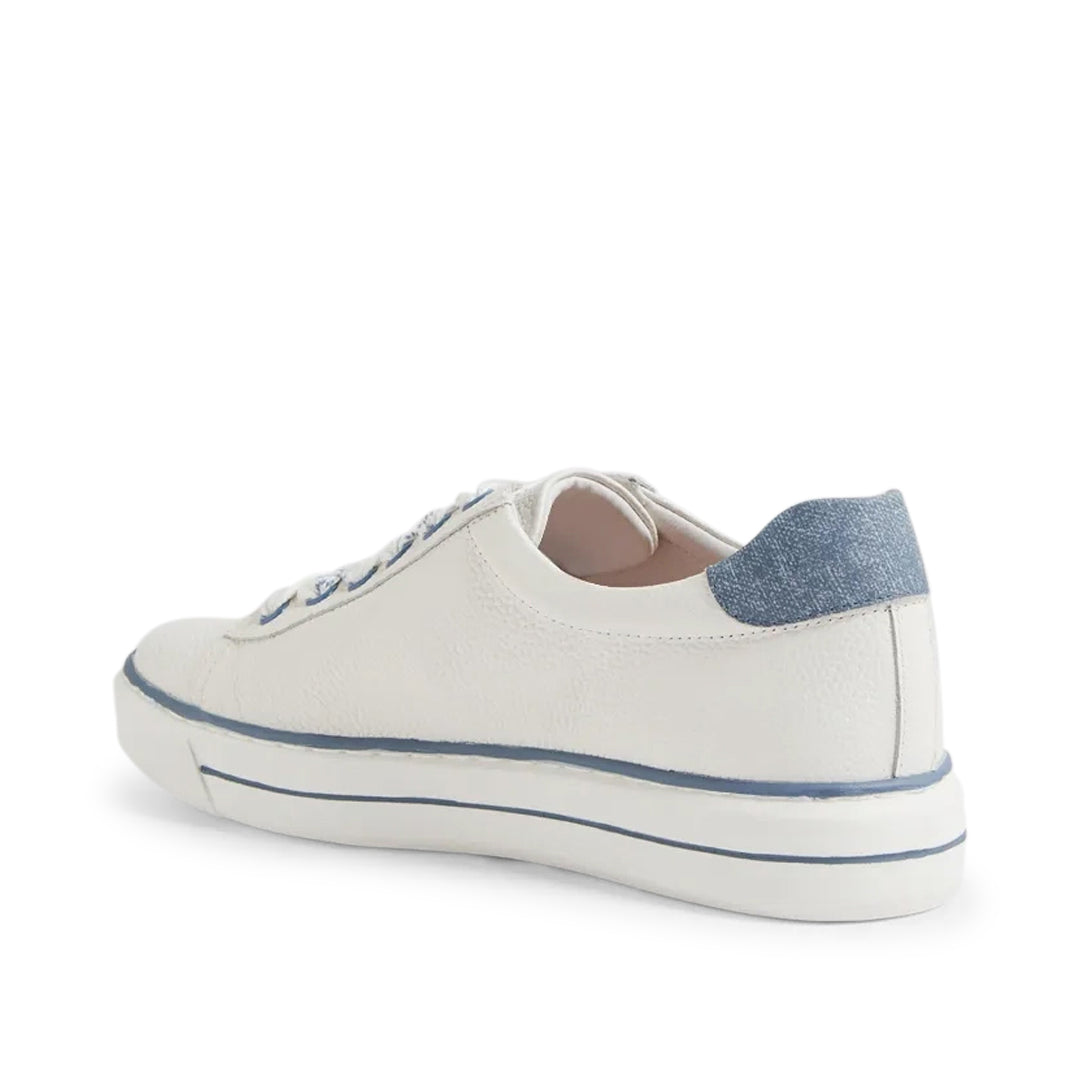 Koria W White/Blue Denim Tumbled
