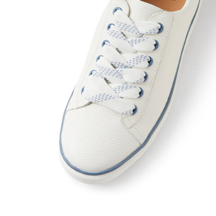 Koria W White/Blue Denim Tumbled