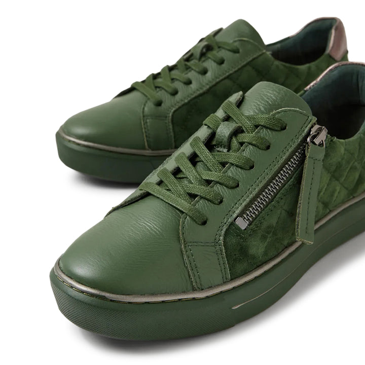 Kozie W Olive Suede