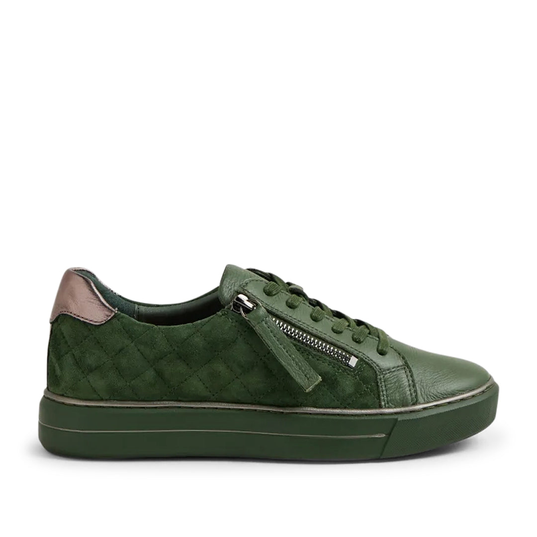 Kozie W Olive Suede