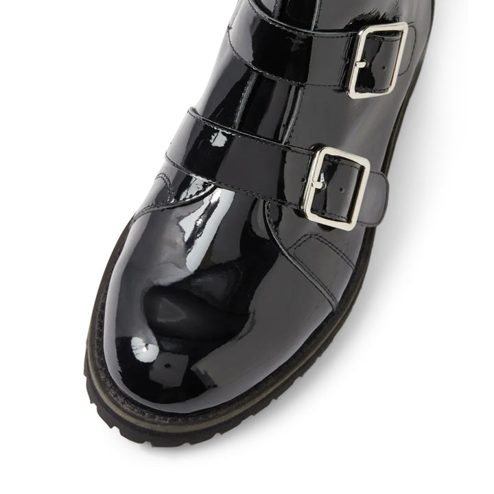 ZIERA Merrit Ankle Wide Boot#color_patent-black 