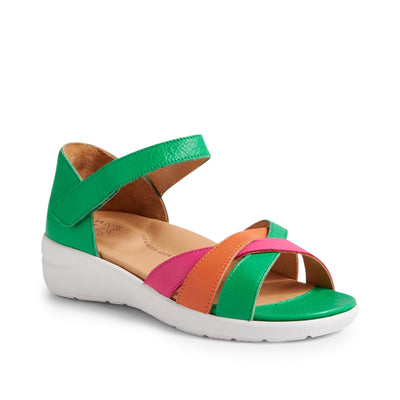 ZIERA Nacola Sandal - XW#color_emerald-multi