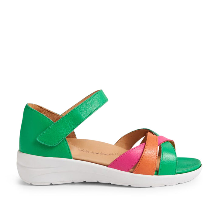 ZIERA Nacola Sandal - XW#color_emerald-multi
