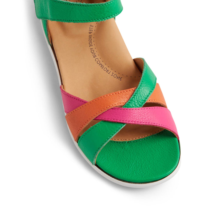ZIERA Nacola Sandal - XW#color_emerald-multi