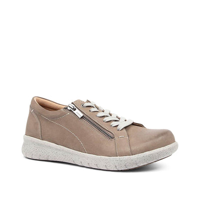 ZIERA Solar Extra Wide Sneaker#color_taupe