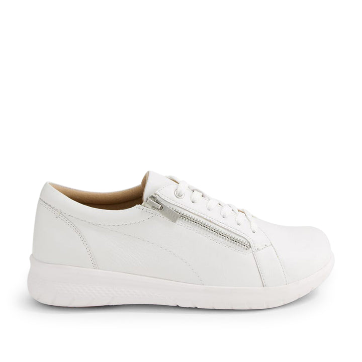 ZIERA Solar Extra Wide White Sneaker