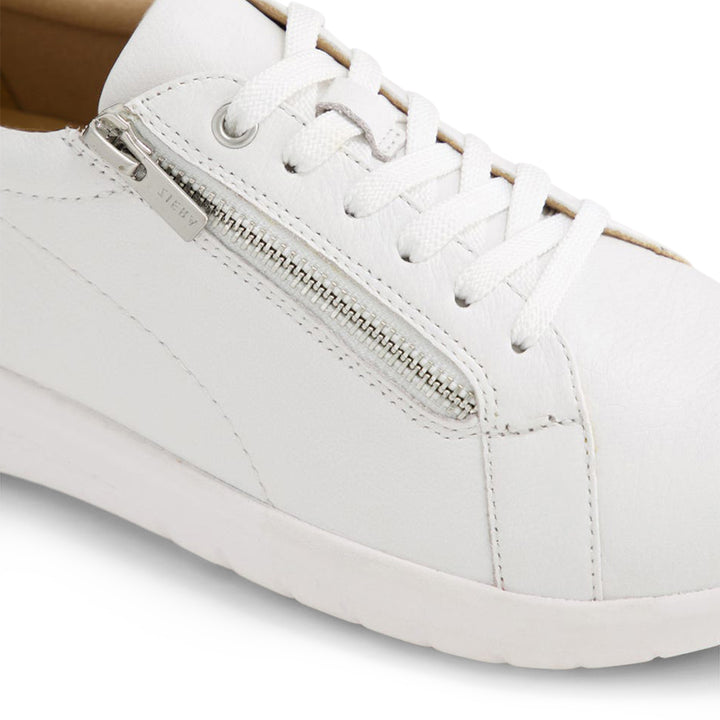 ZIERA Solar Extra Wide White Sneaker