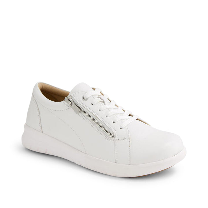 ZIERA Solar Extra Wide White Sneaker