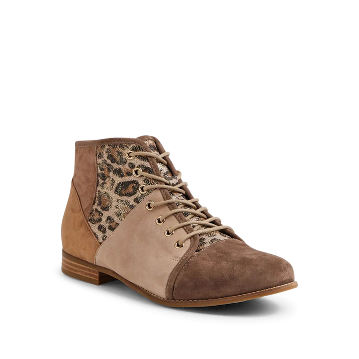 Tyrah XF Taupe Suede Multi