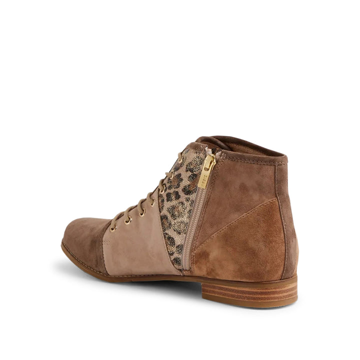 Tyrah XF Taupe Suede Multi