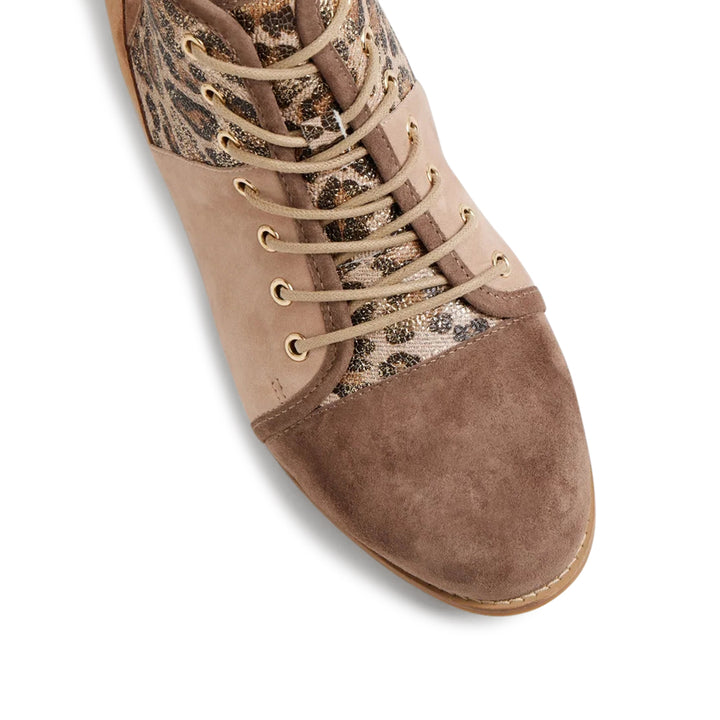 Tyrah XF Taupe Suede Multi