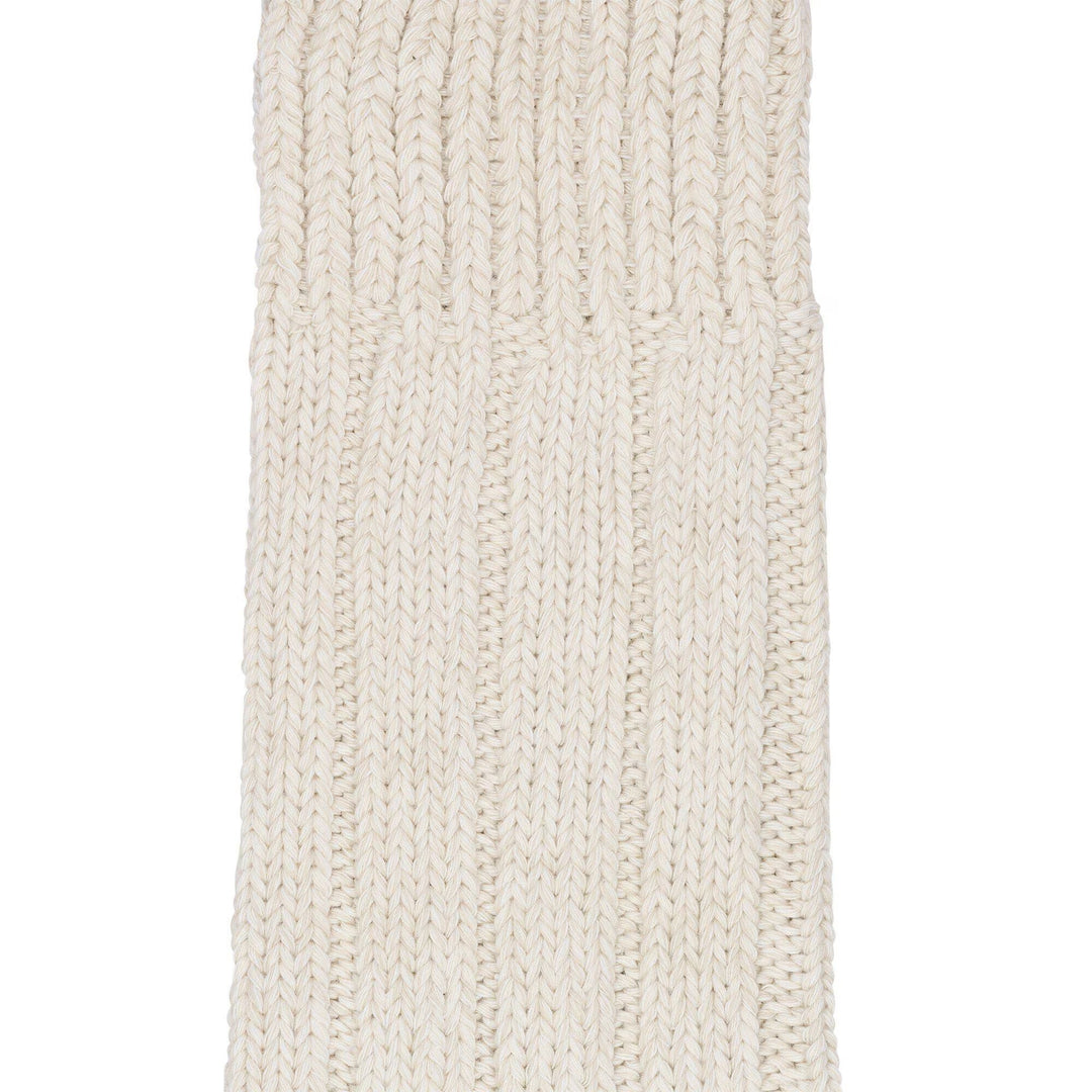 Cotton Twist Socks 1 Pair Off White