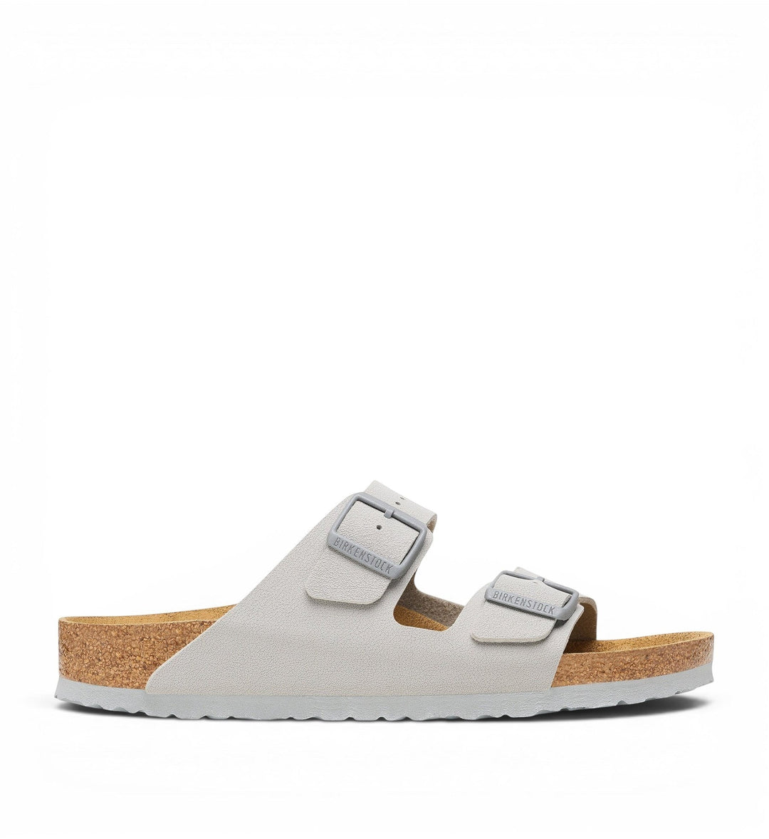 House of Florian Arizona Birko-Flor Stone Coin sandals with two adjustable straps and cork footbed.