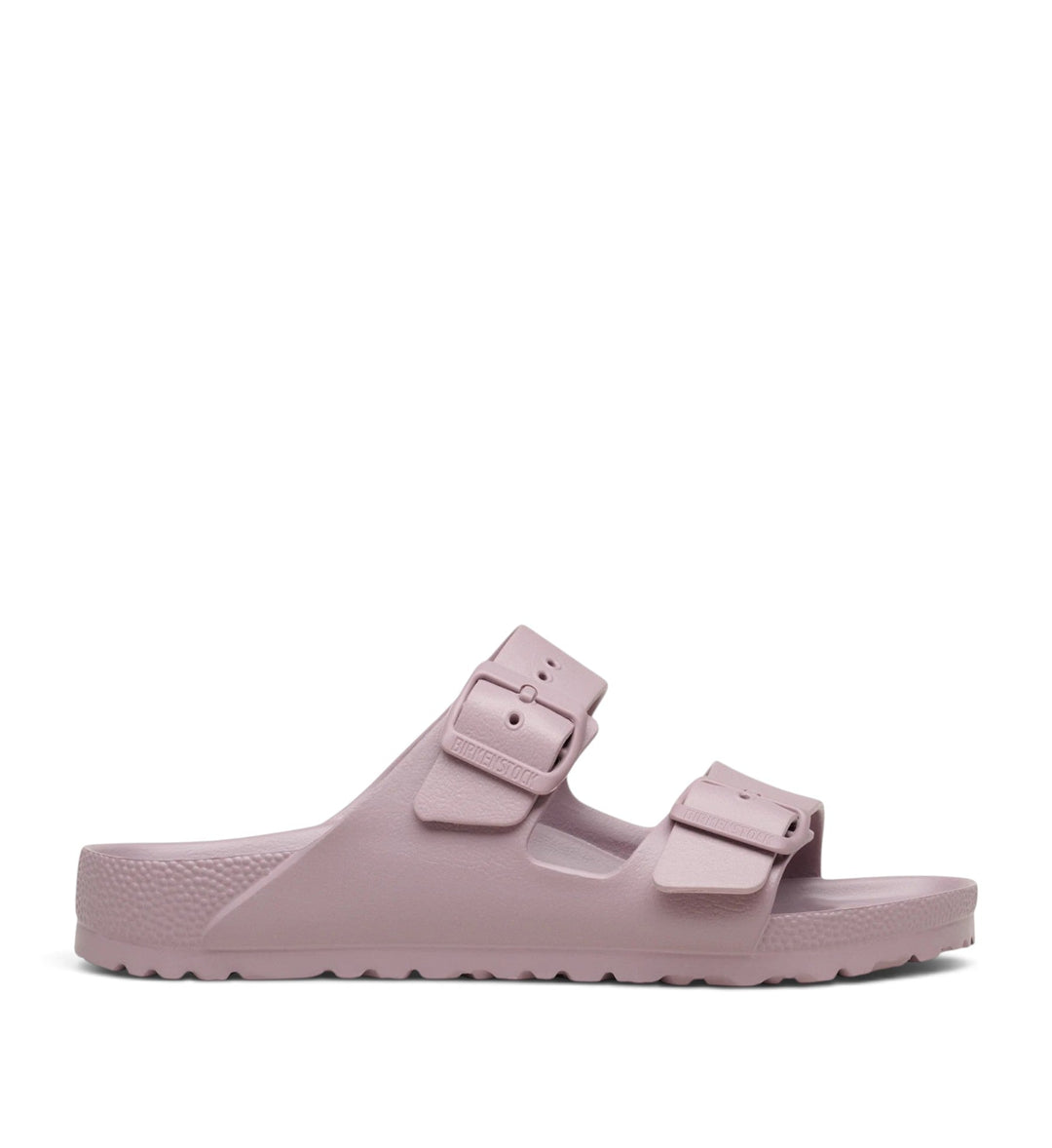 House of Florian Arizona EVA sandals in faded purple with two adjustable buckle straps and contoured footbed