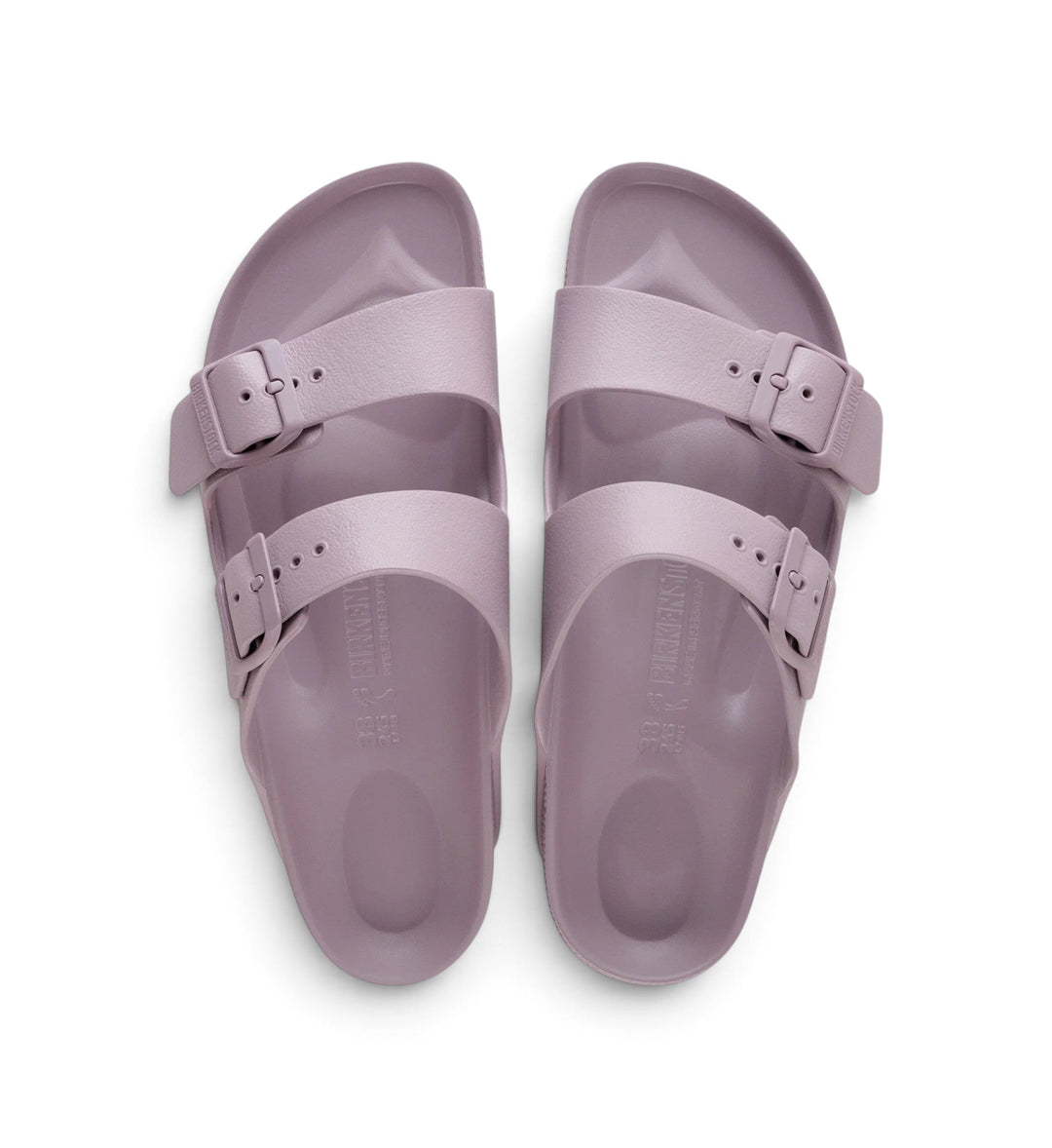 House of Florian Arizona EVA sandals in faded purple with dual adjustable straps and contoured footbed