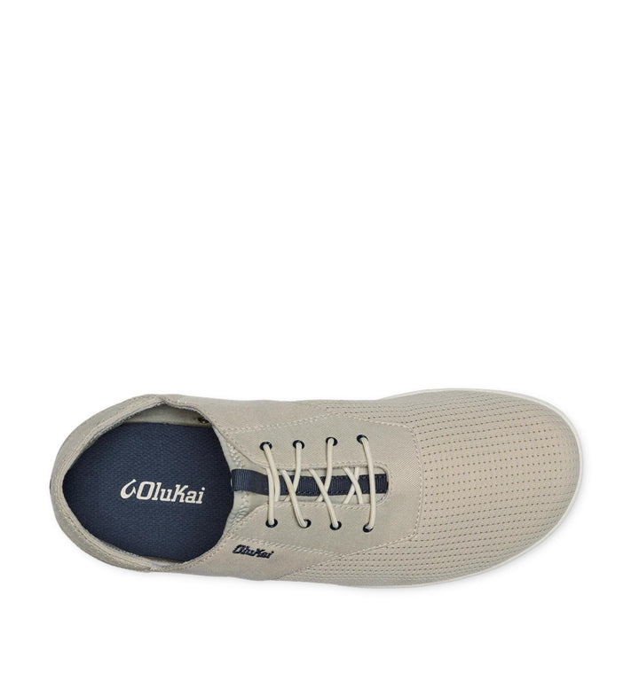 House of Florian Nohea Moku Mens Tapa casual shoes with navy blue insoles and white laces