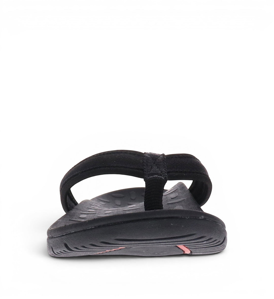 House of Florian Venture Black flip-flops with a textured footbed and rubber sole.
