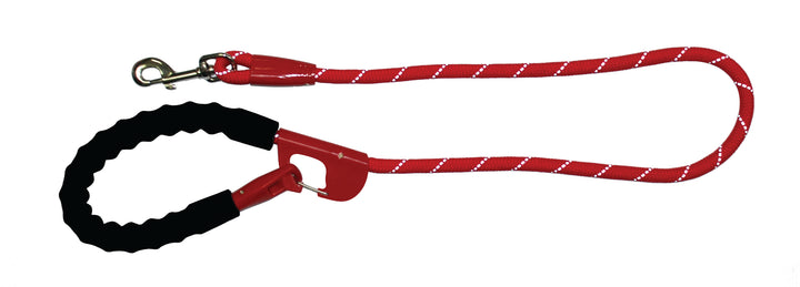 Snap and Stay Dog Leash - Red