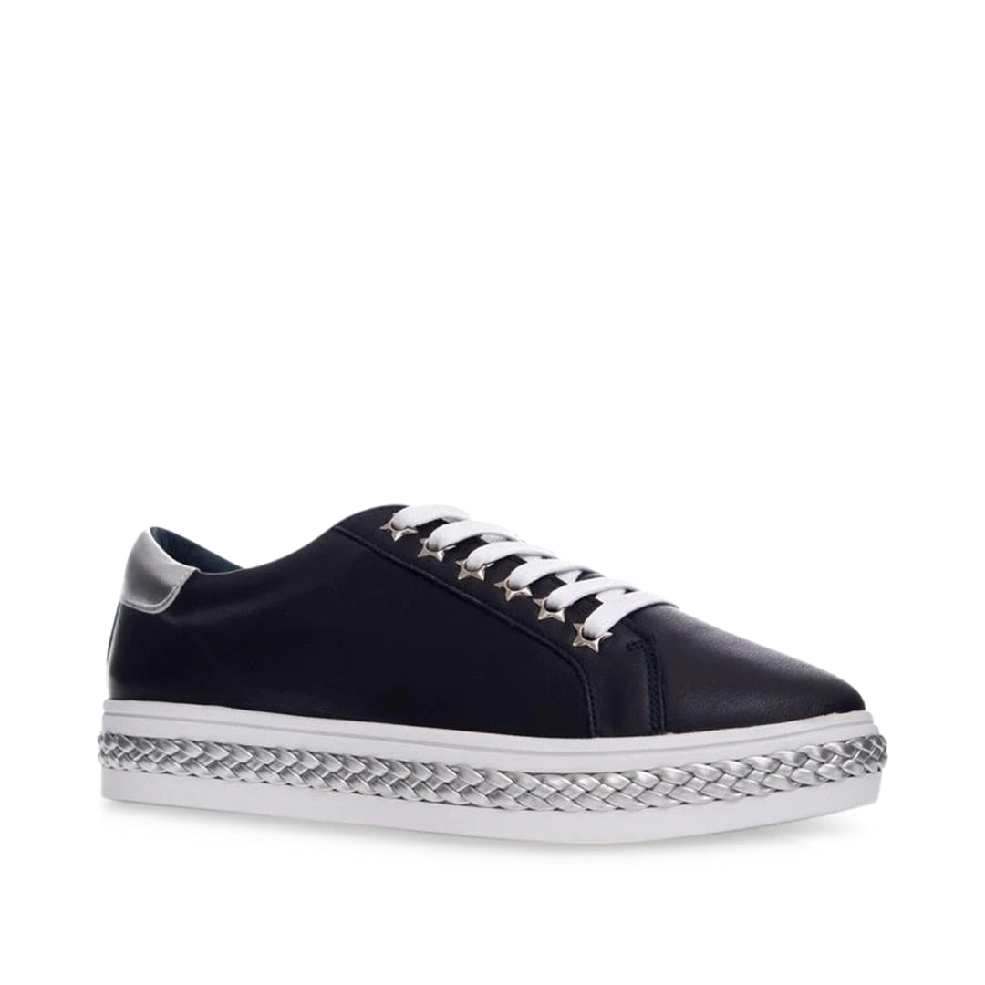 ALFIE-EVIE Plant Sneaker#color_black/silver