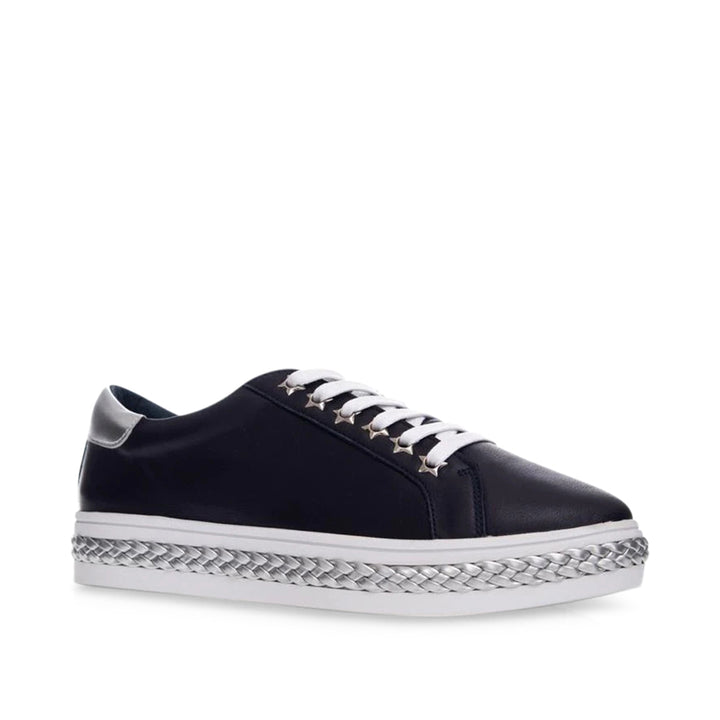 ALFIE-EVIE Plant Sneaker#color_black/silver