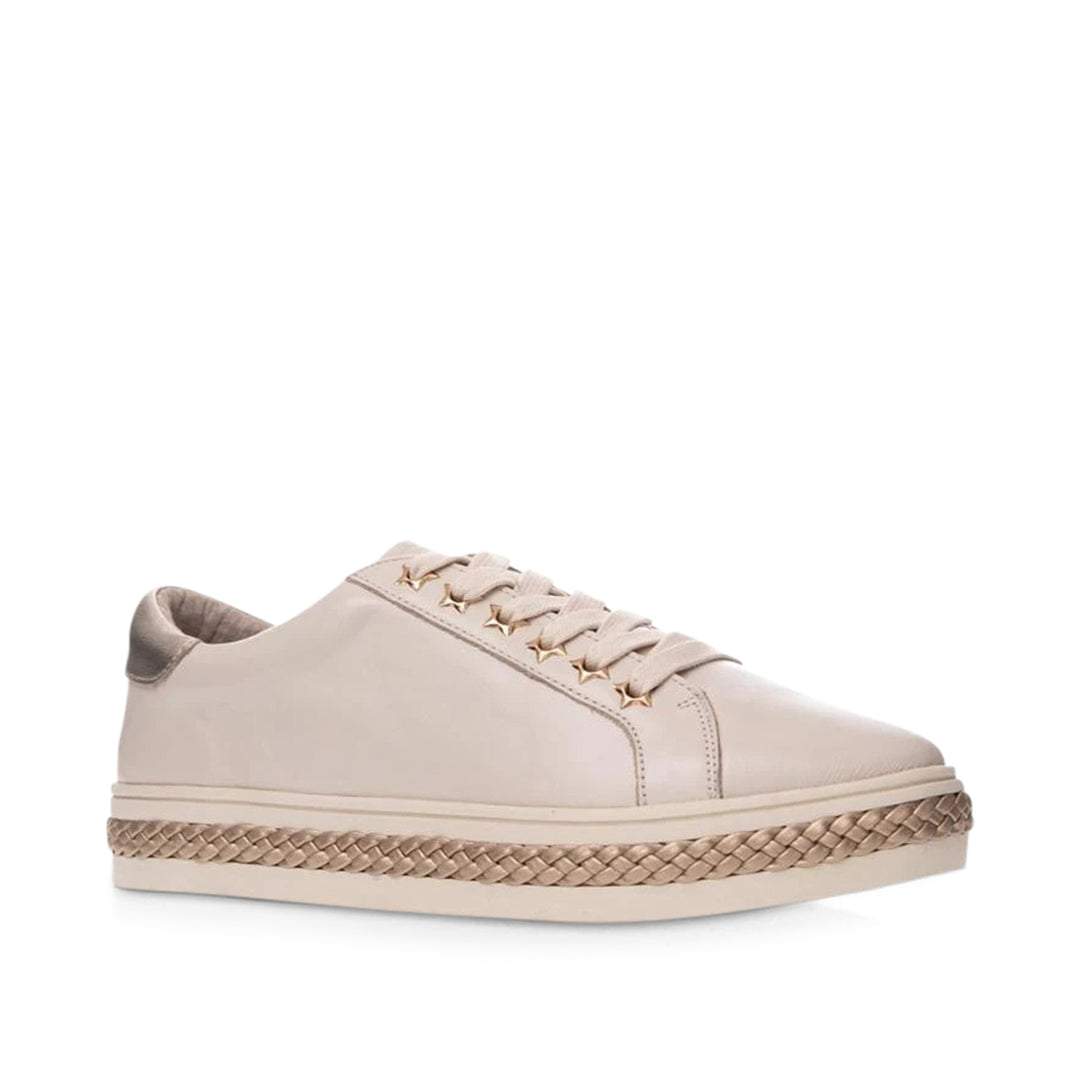 ALFIE-EVIE Plant Sneaker#color_cream/gold