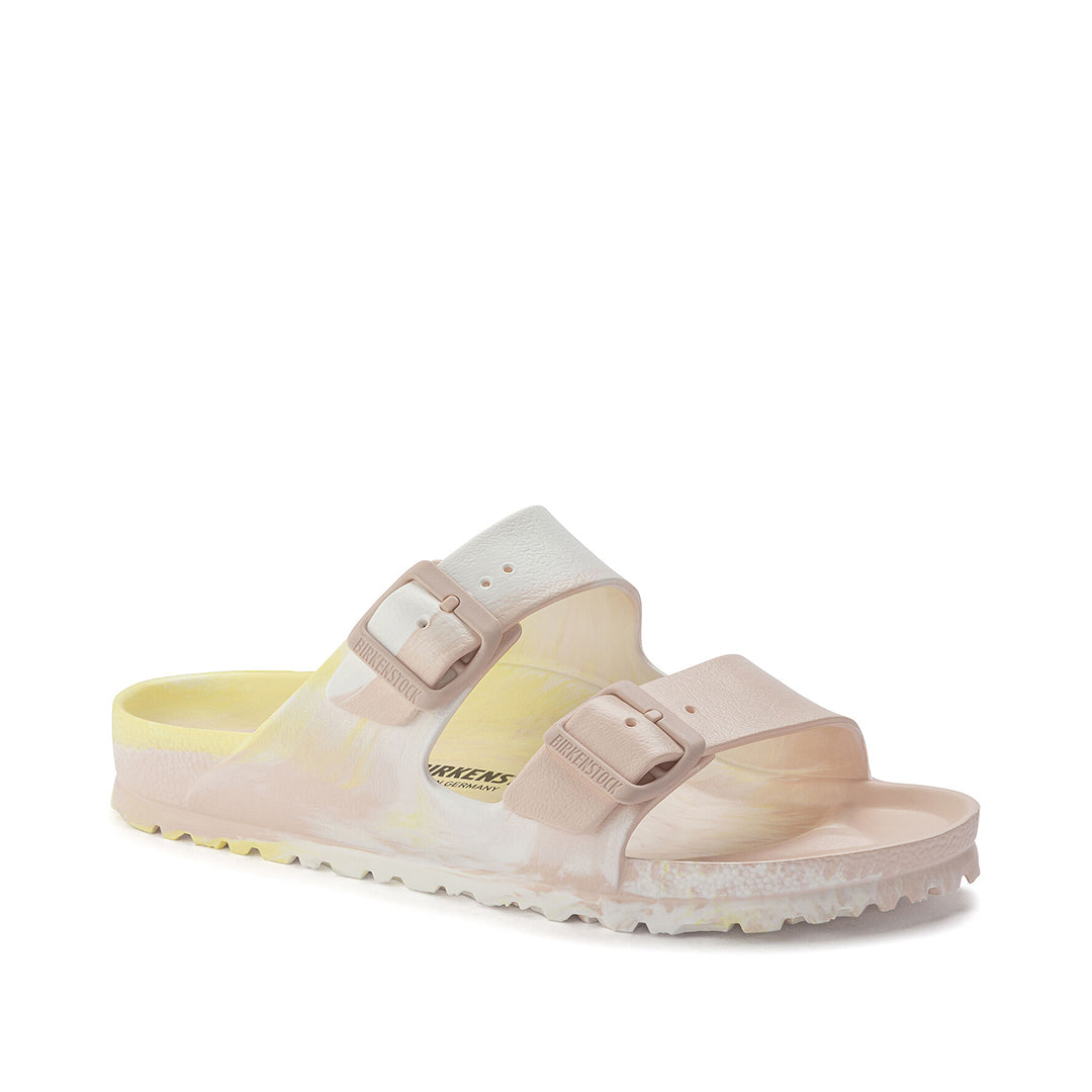 BIRKENSTOCK Arizona EVA Sandal#color_popcorn-light-rose-white
