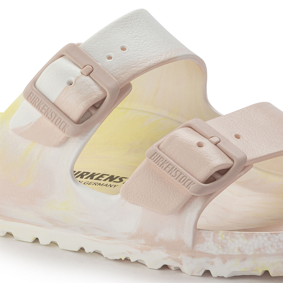 BIRKENSTOCK Arizona EVA Sandal#color_popcorn-light-rose-white