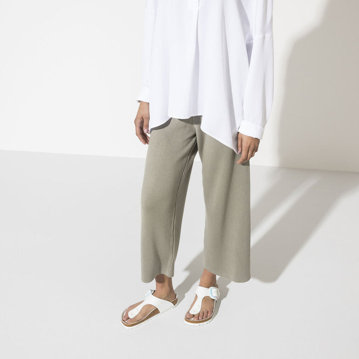 Gizeh Big Buckle Smooth Leather Ombre White