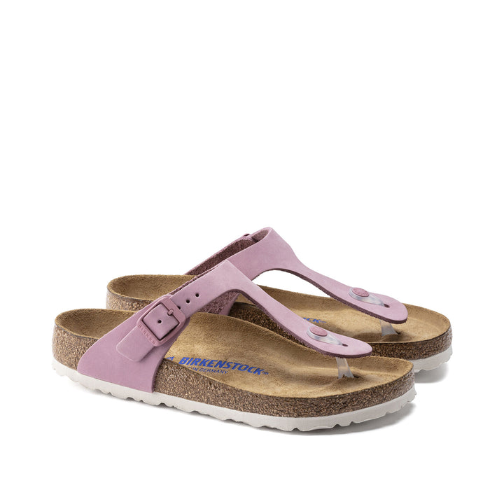 BIRKENSTOCK Gizeh Nubuck Leather Soft Footbed#color_orchid
