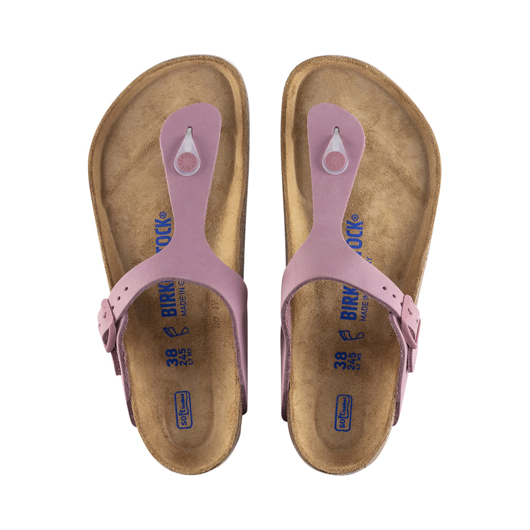 BIRKENSTOCK Gizeh Nubuck Leather Soft Footbed#color_orchid