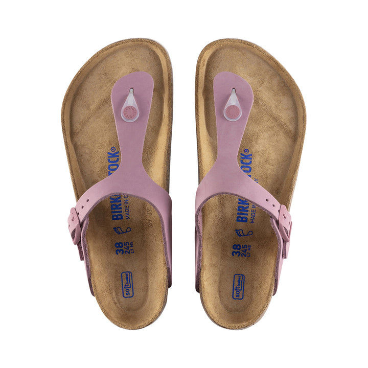 BIRKENSTOCK Gizeh Nubuck Leather Soft Footbed#color_orchid
