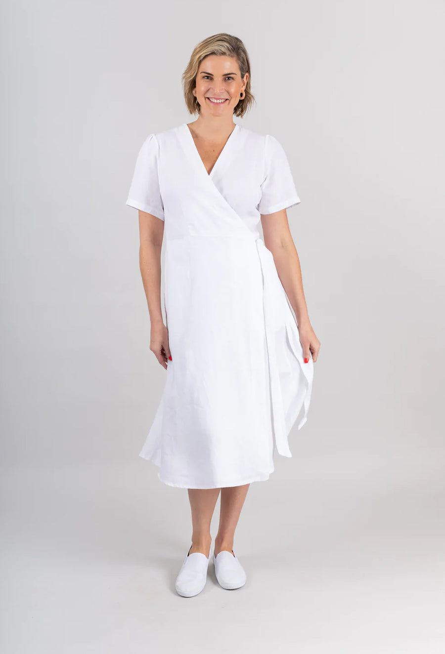 COSTA VITA Nelly Dress#color_white