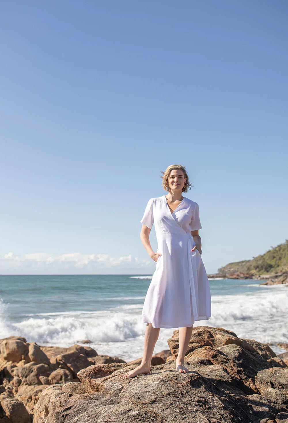 COSTA VITA Nelly Dress#color_white