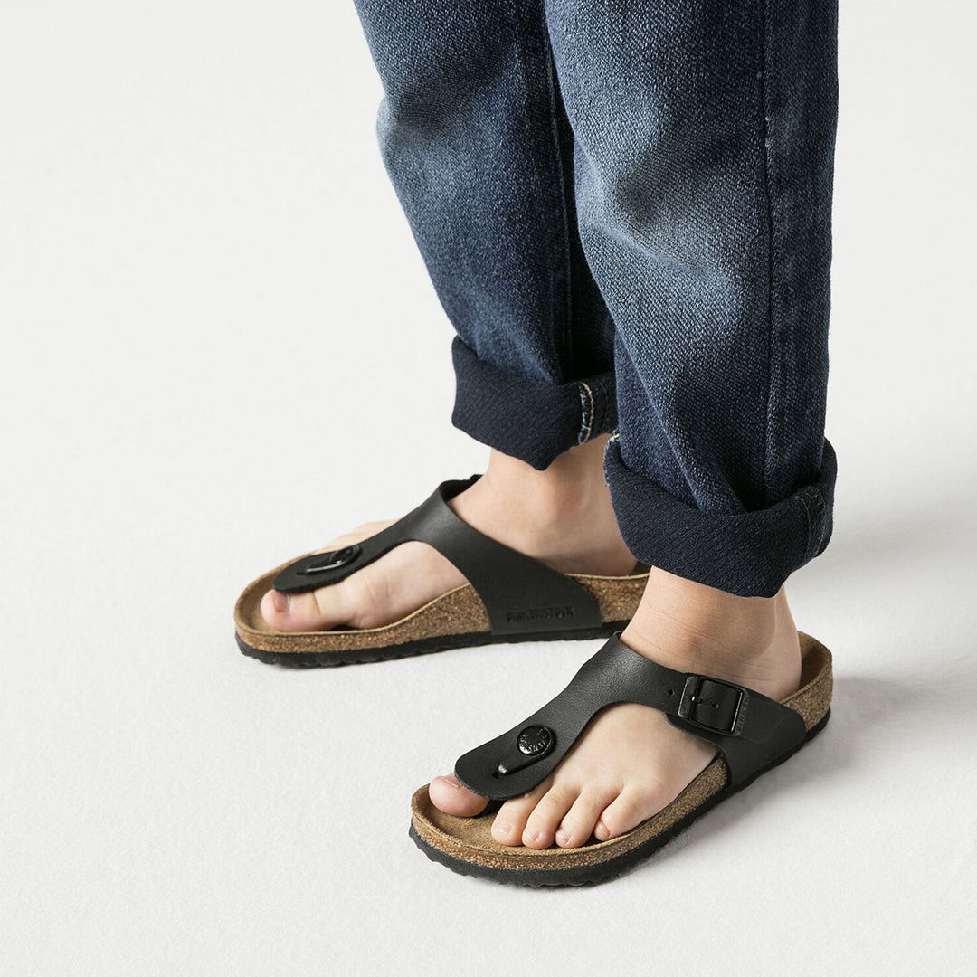 BIRKENSTOCK Gizeh Kids Black Thong Sandal