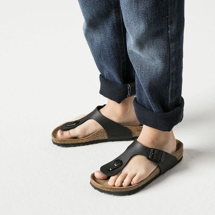 BIRKENSTOCK Gizeh Kids Black Thong Sandal