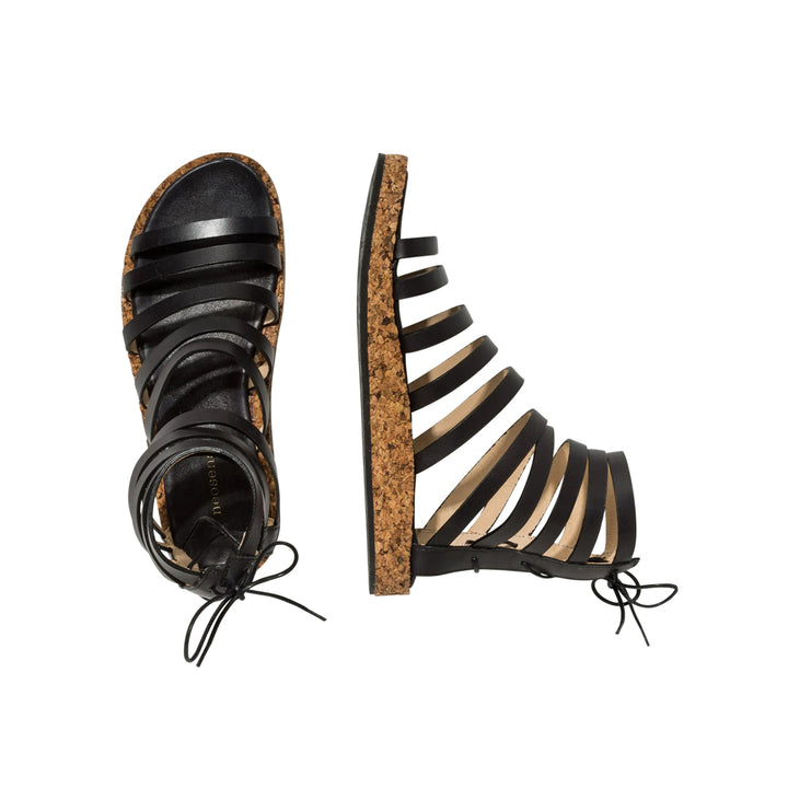 Tardana 3211 Gladiator Handcrafted Sandal#color_black