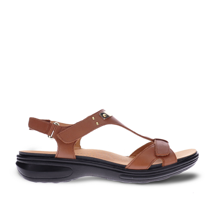 REVERE Santa Monica Sandal#color_cognac