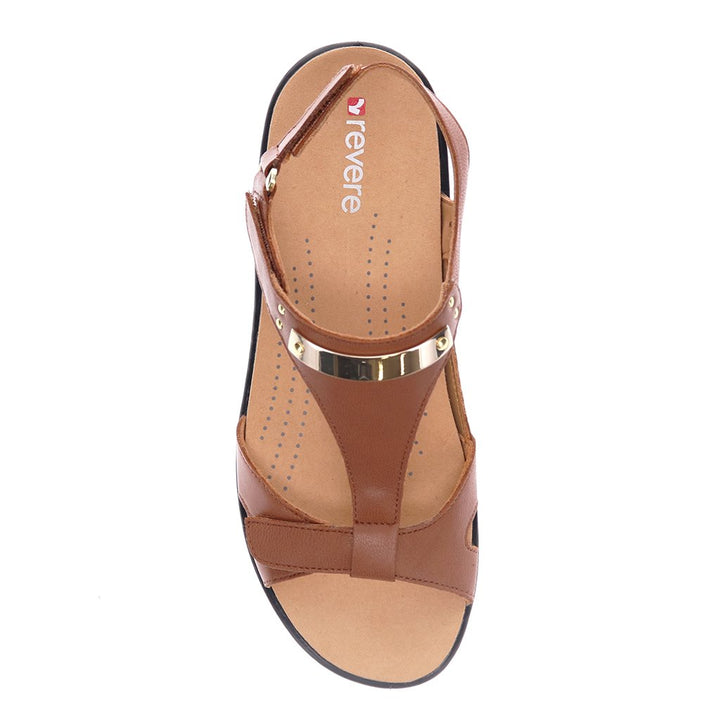 REVERE Santa Monica Sandal#color_cognac