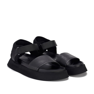 Acme Platform Sandal All Black