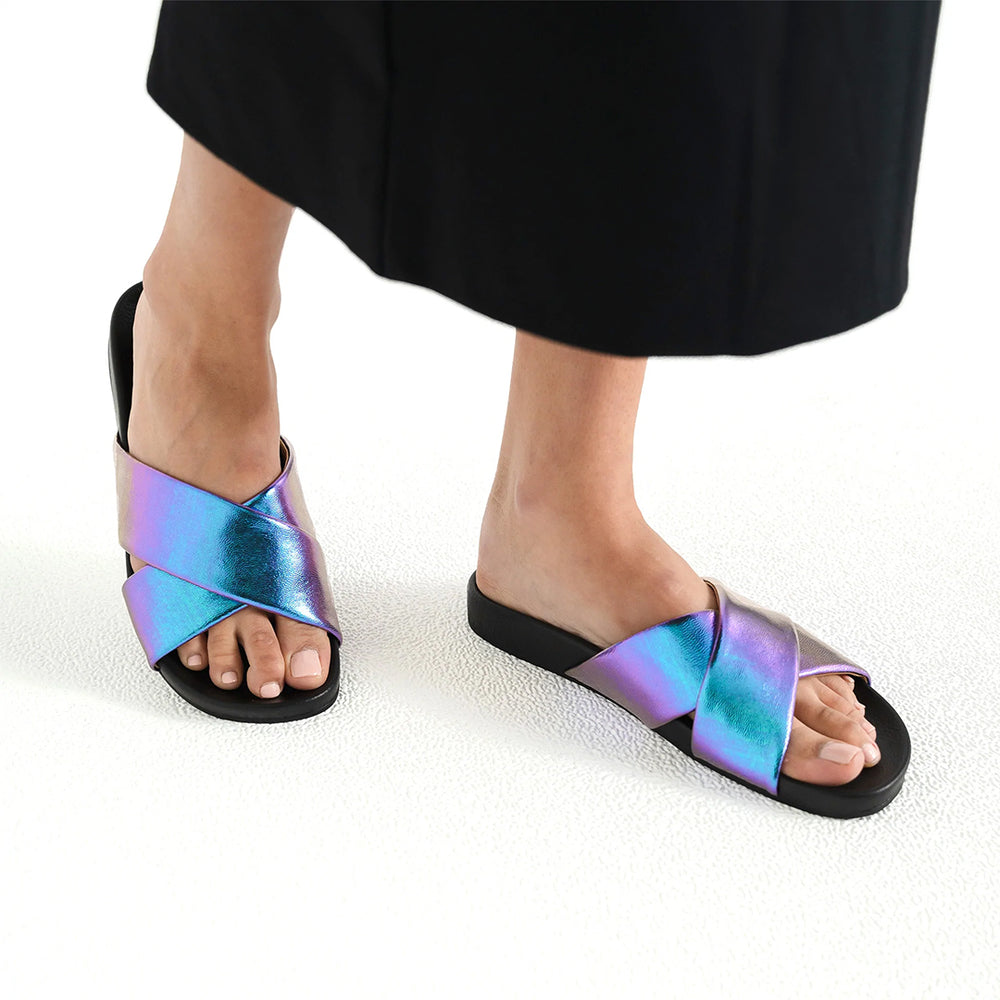 ROLLIE Tide Cross Slide#color_purple-chrome