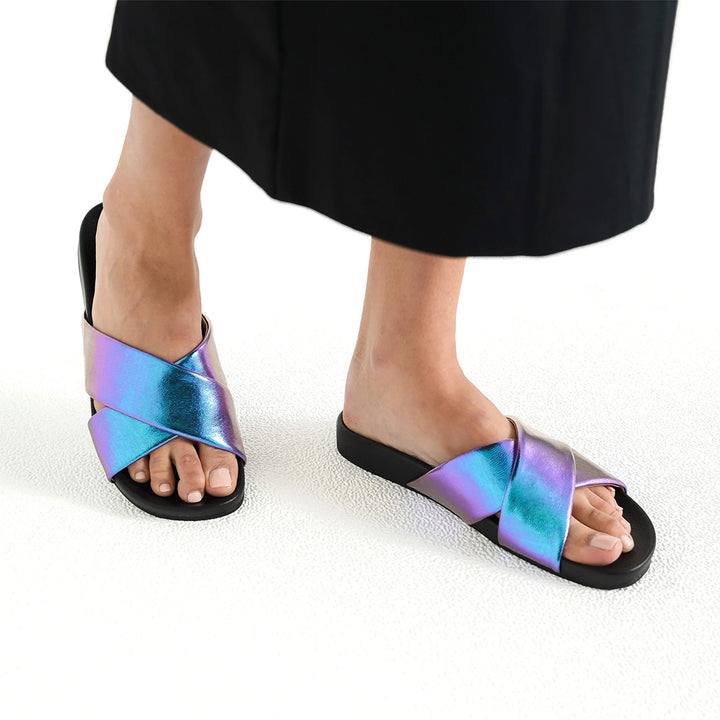 ROLLIE Tide Cross Slide#color_purple-chrome