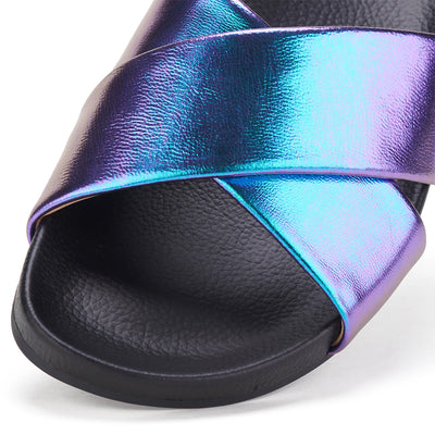 ROLLIE Tide Cross Slide#color_purple-chrome