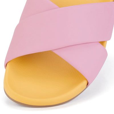 ROLLIE Tide Cross Slide#color_pink-lemonade