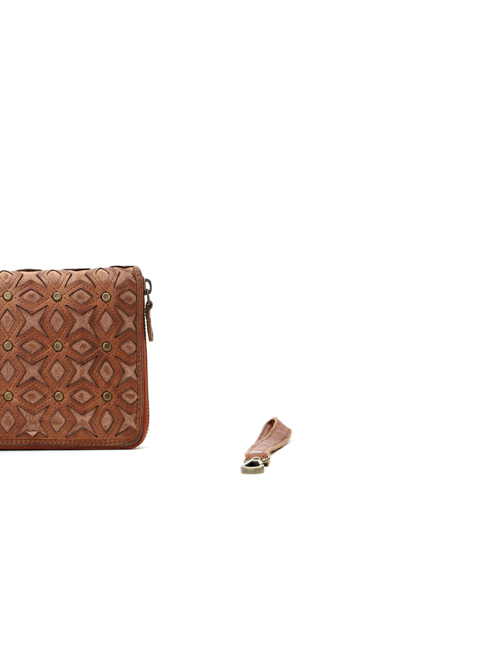 KOMPANERO Tiff Wallet#color_cognac