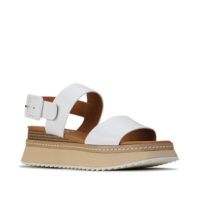 Tonal Wedge Sandal#color_white
