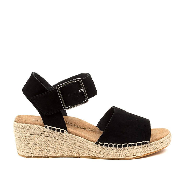 ZIERA Kraig Espadrille Wedge#color_black-suede