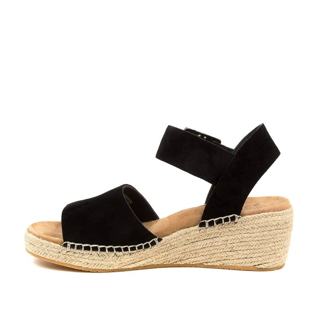 ZIERA Kraig Espadrille Wedge#color_black-suede