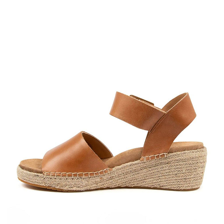 ZIERA Kraig Espadrille Wedge#color_tan